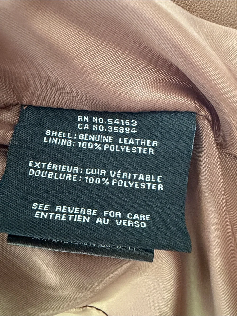 Cole Haan Japan Brown Genuine Leather Moto Jacket Gold Hardware Size M NWOT - Picture 12 of 16